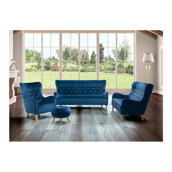Plava sofa Max Winzer Medina, 190 cm-image-4