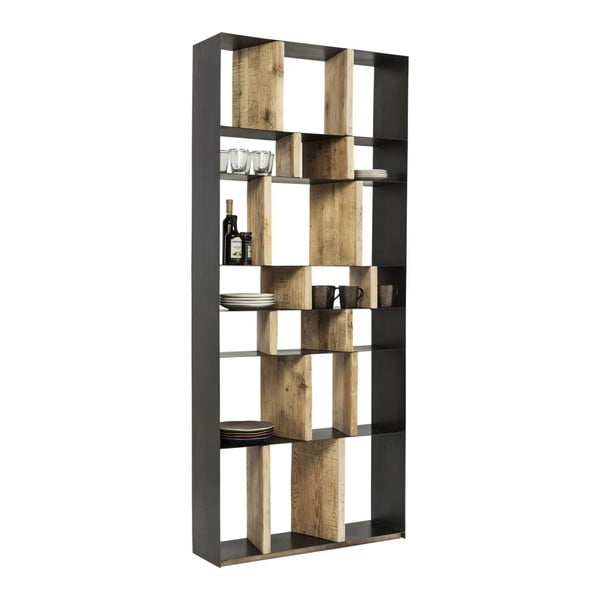 Kare Design Storm polica za knjige od recikliranog bora-image-1