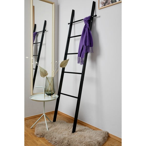 Crne ljestve od bambusovog drveta za ručnike Wenko Suri-image-1