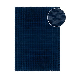Tamno plavo sintetičko krzno 180x290 cm Waffle Faux Fur – Flair Rugs