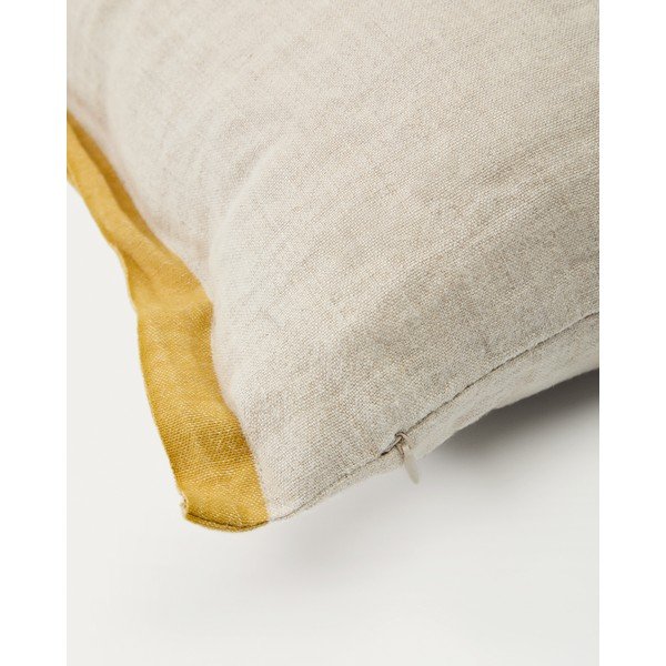 Lanena ukrasna jastučnica 45x45 cm Suerta – Kave Home-image-2