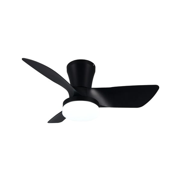 Crna LED stropna svjetiljka Randers – Trio-image-1