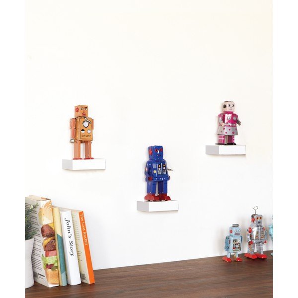 Bijele police u setu 3 kom 11 cm Showcase – Umbra-image-1