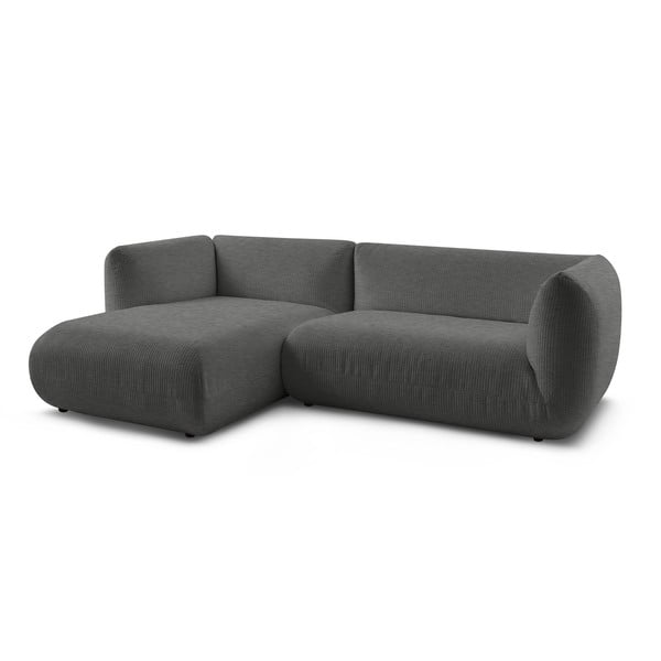 Kutna garnitura od sivog samta (lijevi kut) Lecomte - Bobochic Paris-image-4