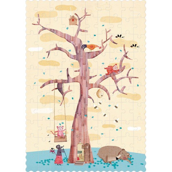 Džepni dvostrani puzzle drvo Londji-image-1