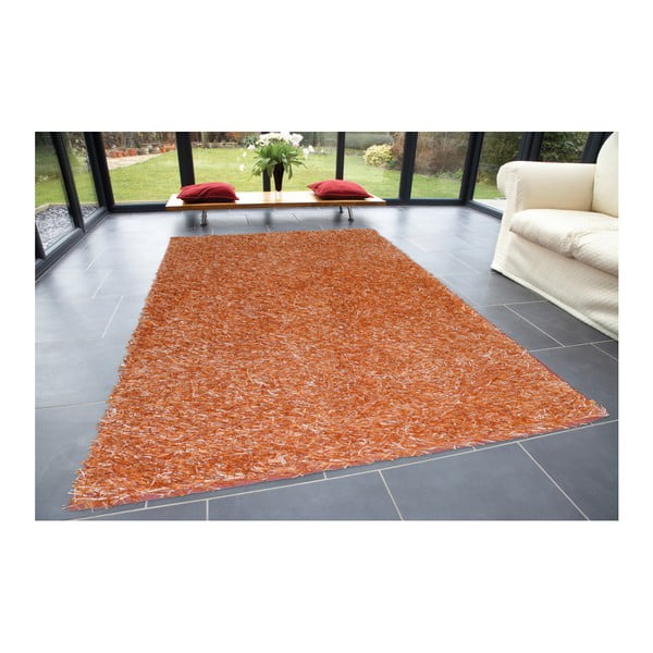 Narančasti tepih Webtappeti Shaggy, 60 x 180 cm