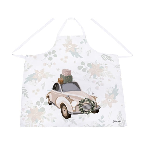 Pamučna pregača s božićnim motivom Festive Car – Butter Kings