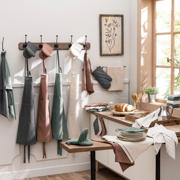 Set rukavica za pećnicu i prostirki za lonce 2 kom Gourmet – douceur d'intérieur-image-1