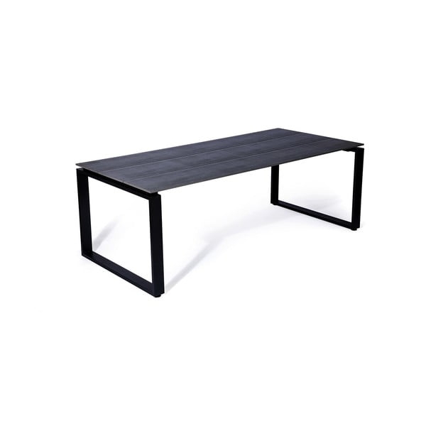 Sivi vrtni stol za 8 osoba Bonami Selection Strong, 210 x 100 cm-image-1