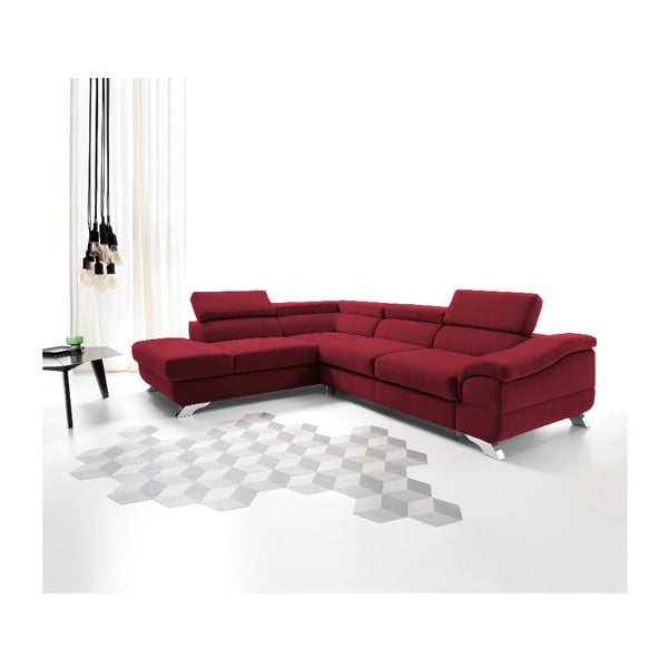 Crveni kauč na razvlačenje Windsor &amp; Co Sofas Gamma, lijevi kut-image-3