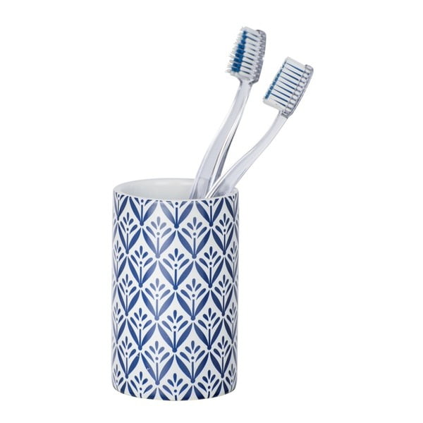 Plava keramička čašica za četkice za zube Wenko Lorca-image-1