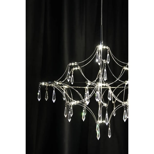 LED viseća svjetiljka u srebrnoj boji ø 60 cm Efesos – Markslöjd-image-3