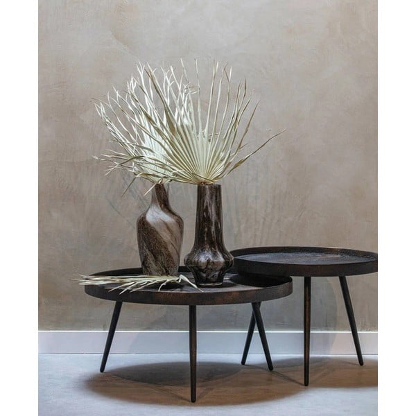 Crni okrugao stolić za kavu ø 58 cm Bounds – WOOOD-image-1