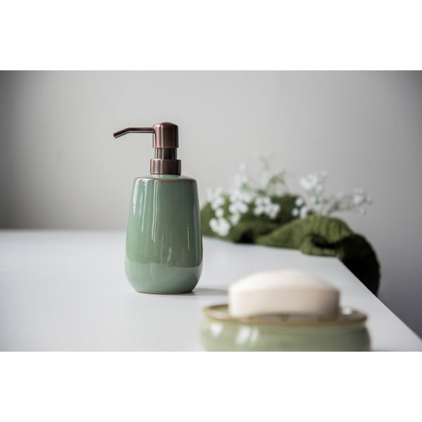 Zeleni keramički dozator za sapun Wenko Sirmione-image-2