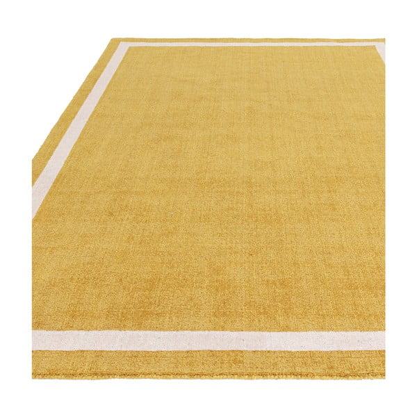 Oker žuti ručno rađen vuneni tepih 68x240 cm Albi – Asiatic Carpets-image-3