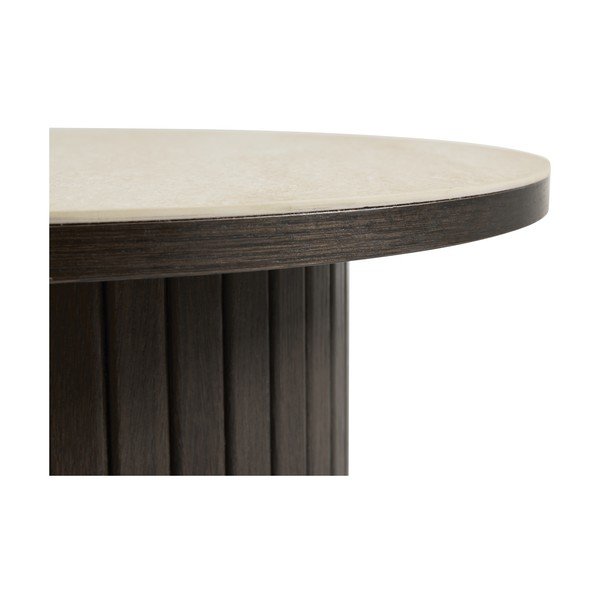 Okrugao pomoćni stol s keramičkom daskom ø 50 cm Enna – Unique Furniture-image-2