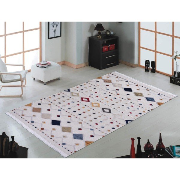Bež tepih od mješavine pamuka Vitaus Milas, 200 x 290 cm-image-2