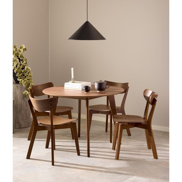 Smeđa blagovaonska stolica Roxby – Actona-image-1