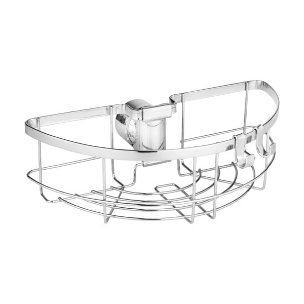 Samodržeća kupaonska polica od nehrđajućeg čelika u srebrnoj boji Floresta - Wenko-image-2