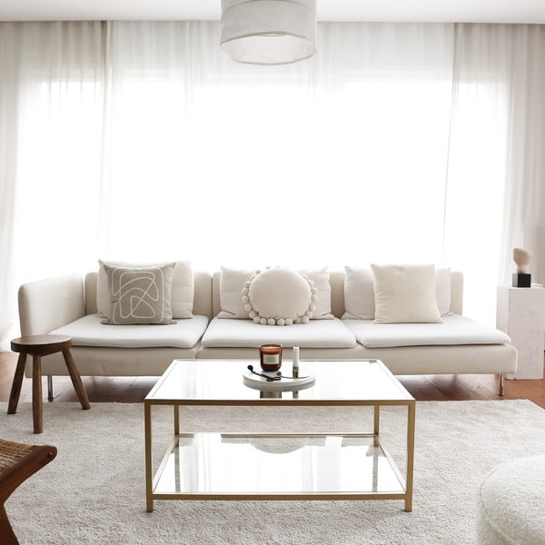 Stolić za kavu zlatne boje 60x90 cm Astro - Neostill-image-4