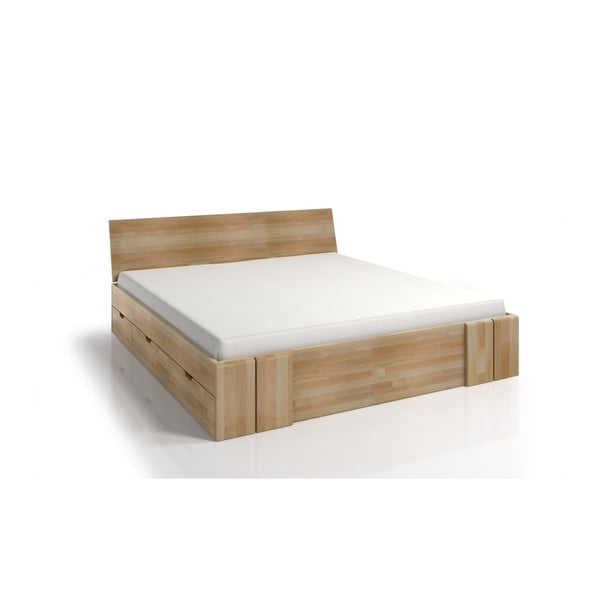 Bračni krevet od bukovog drveta s ladicom SKANDICA Vestre Maxi, 160 x 200 cm-image-2