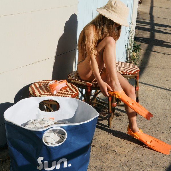 Plava torba za plažu Sunnylife Everything Bag-image-2