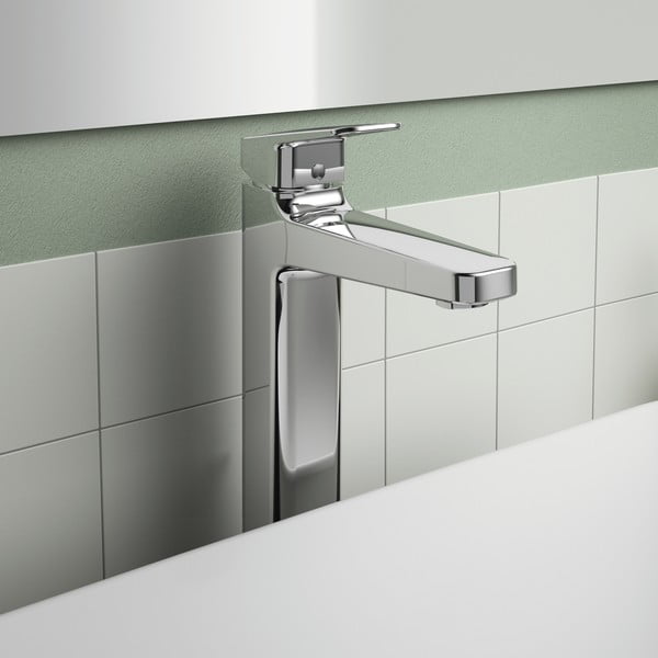 Slavina za umivaonik u sjajno srebrnoj boji Ceraplan – Ideal Standard-image-1
