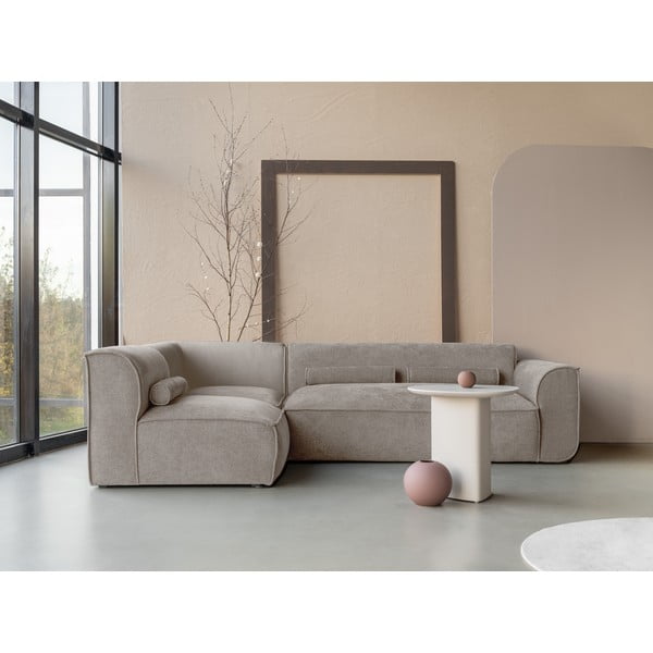 Bež kutna garnitura (s lijevim kutom) Flex Felix – Miuform-image-1