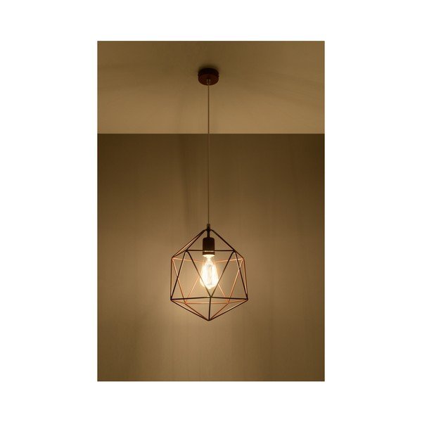 Stropna lampa u boji bakra Sollux Donato-image-2