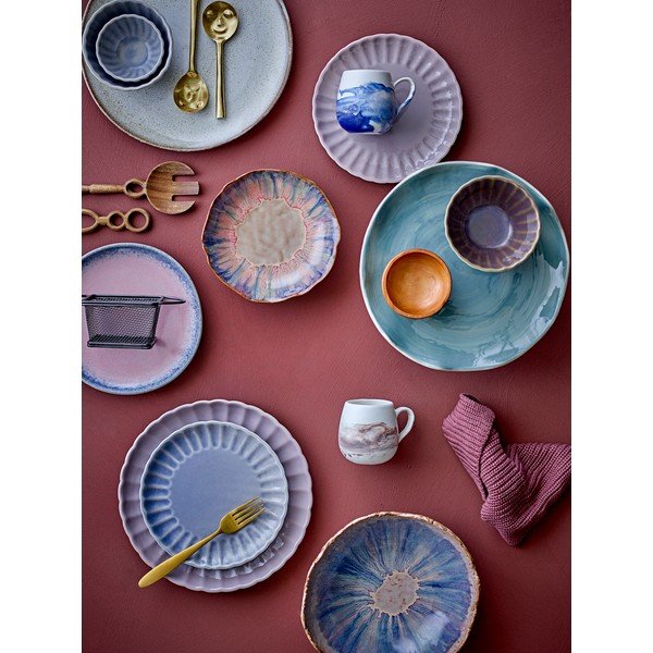 Tamno ljubičasta zdjelica od kamenine 400 ml Latina – Bloomingville-image-4