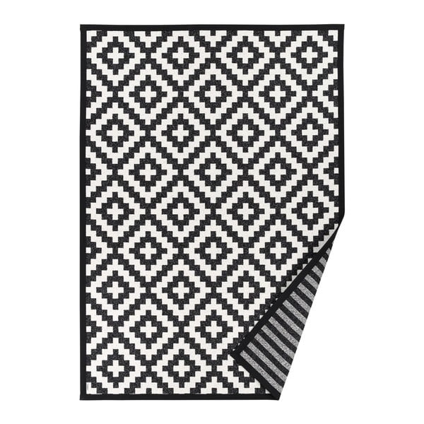 Crno-bijeli dvostrani tepih Narma Viki Black, 80 x 250 cm
