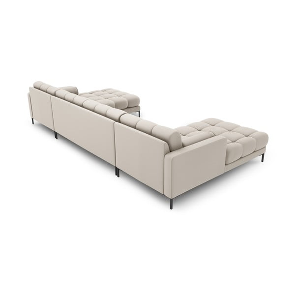 Bež kutna garnitura (u obliku slova "U") Bali – Cosmopolitan Design-image-4