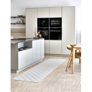 Svijetlo siva/krem unutarnja i vanjska staza 70x240 cm Rex Fossil – Pappelina