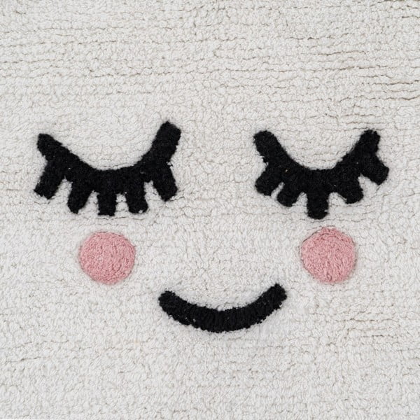 Bijeli pamučni dječji tepih 60x100 cm Cloud – Ixia-image-2