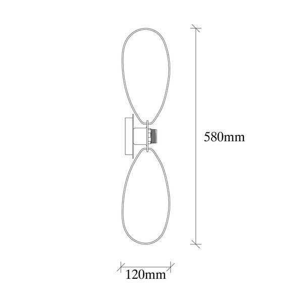 Crna zidna lampa Hemdem – Opviq lights-image-4