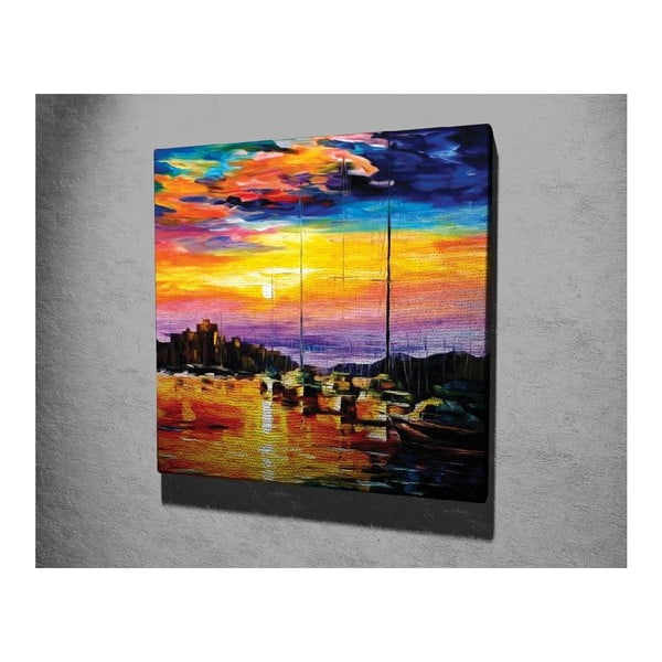 Zidna reprodukcija na platnu Leonid Afremov, 45 x 45 cm-image-1