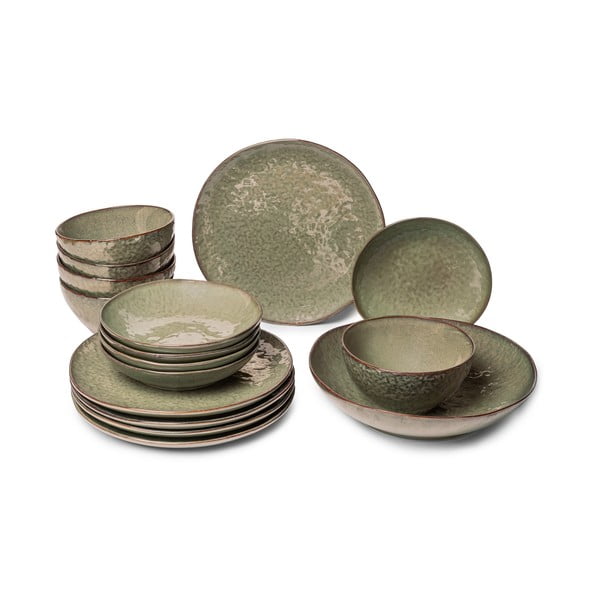 Servis za jelo 16 kom od kamenine Nephrite – Bonami Selection