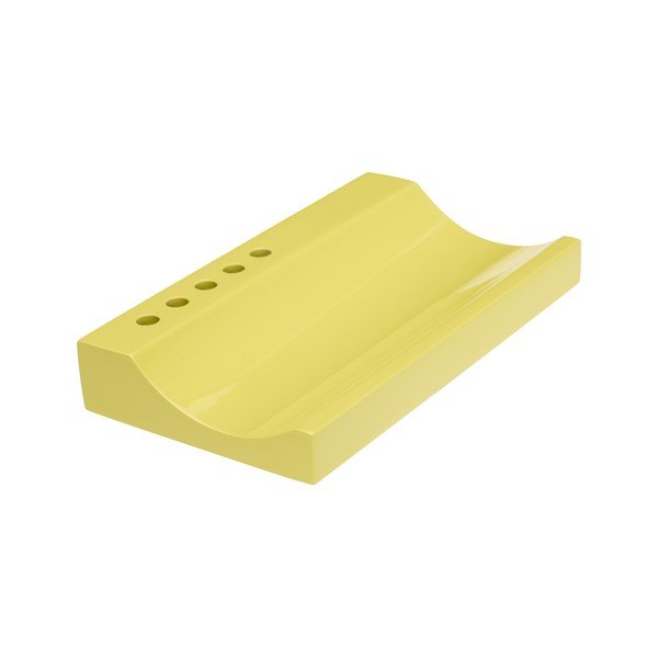 Žuti  uredski organizator za dopisnice od polyresina Kanso – Hübsch-image-4