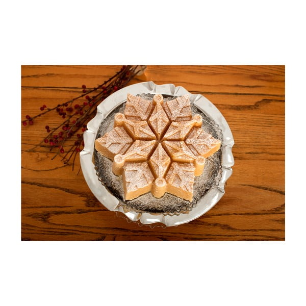 Kalup za pečenje u srebrnoj boji Nordic Ware Snowflake, 1,4 l-image-2