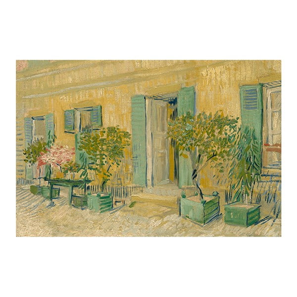 Slika Vincenta van Gogha - Eksterijer restorana u Asnièresu, 90x60 cm