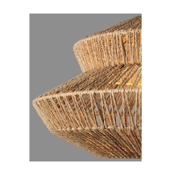 Viseća svjetiljka od užeta u prirodnoj boji ø 50 cm Nua – Nova Luce-image-3