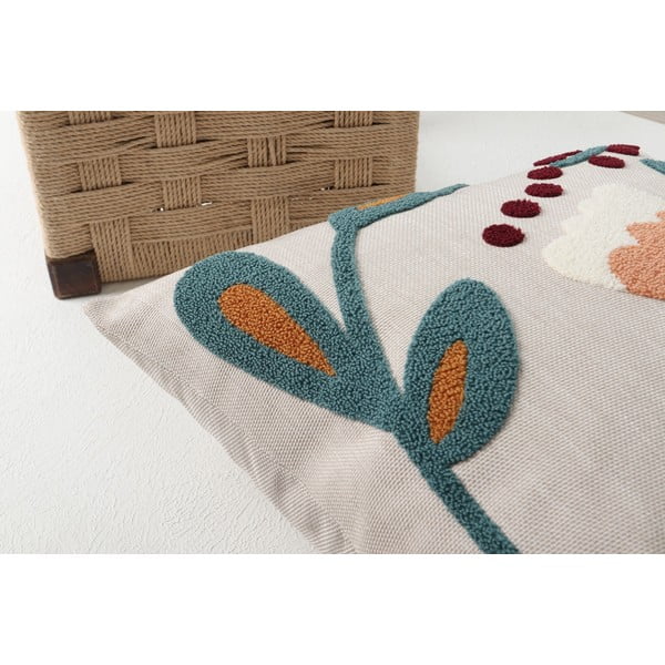 Laneni ukrasni jastuk 43x43 cm Fresya – Mioli Decor-image-4