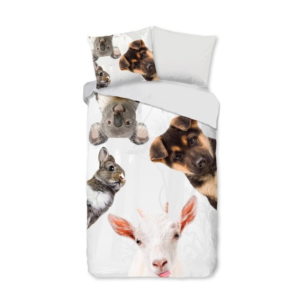 Pamučna dječja posteljina za krevet za jednu osobu/za produženi krevet 140x220 cm Semmie – Good Morning