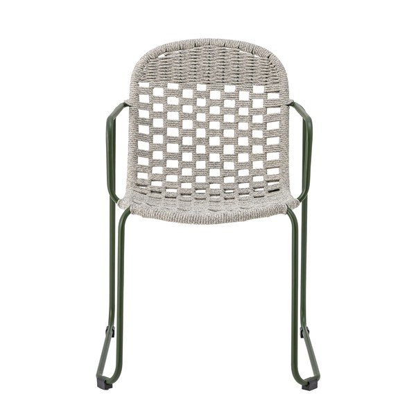 Siva metalna vrtna stolica Calana – Bloomingville-image-2