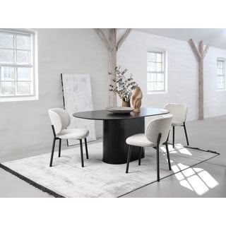 Bijele blagovaonske stolice u setu 2 kom Swan – Unique Furniture