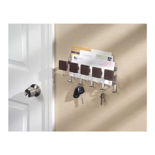 Zidni držač ključeva sa pretinacom za pisma iDesign Fombu-image-2