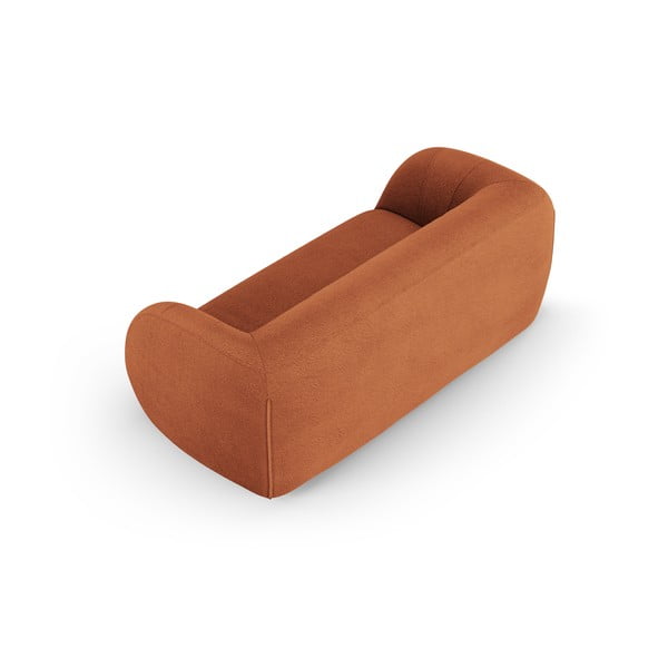 Narančasta sofa od bouclé tkanine 210 cm Essen – Cosmopolitan Design-image-3