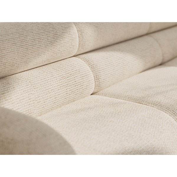 Krem sofa od šenila 220 cm Neo – Micadoni -image-4