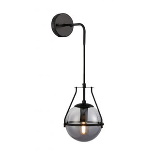 Crna zidna lampa ø 16 cm Drop – GTV