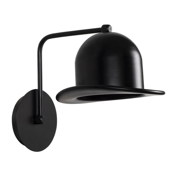 Crna zidna lampa Homemania Decor Mini Hat